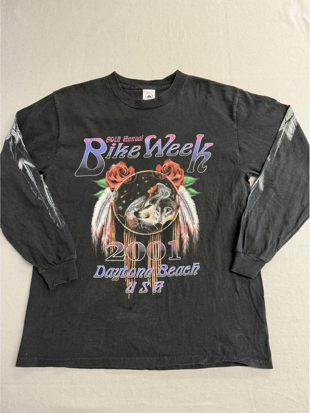 Vintage Bike Week LS Sleeve Hits 60th Bike Week 2001 Daytona